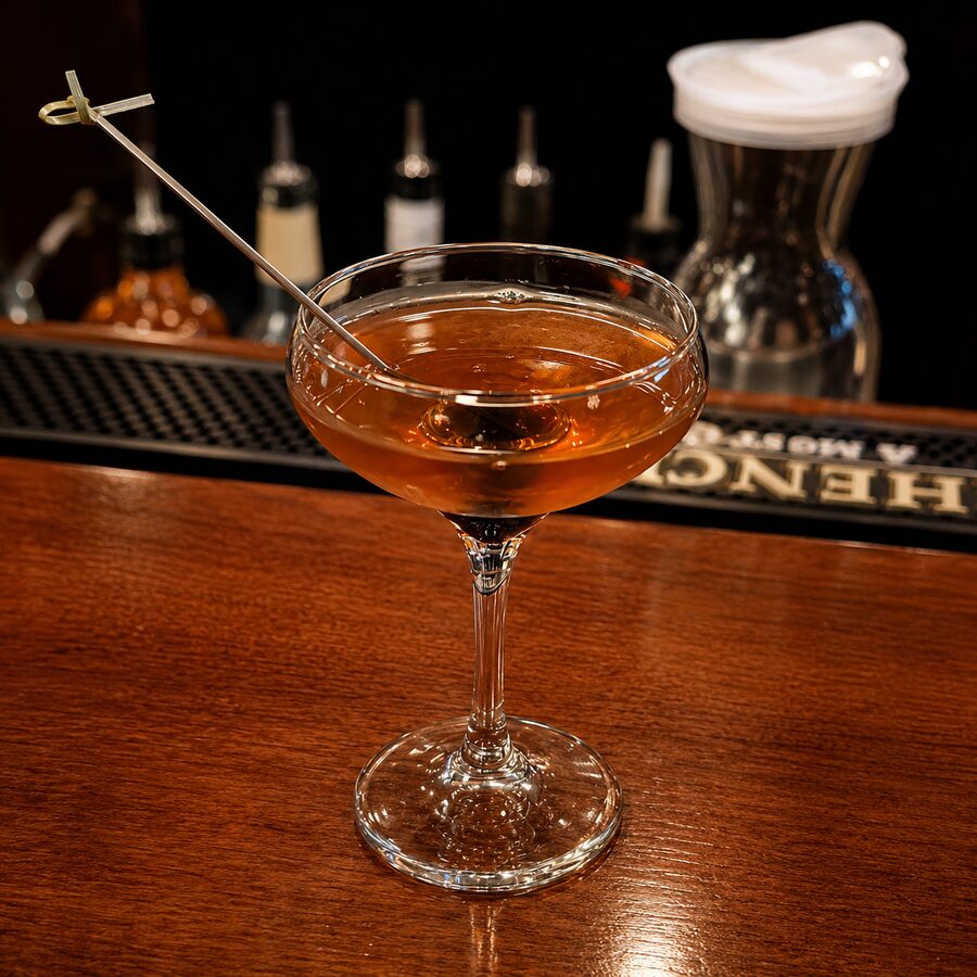 The Industrialist cocktail at The Archive Lounge — Manhattan